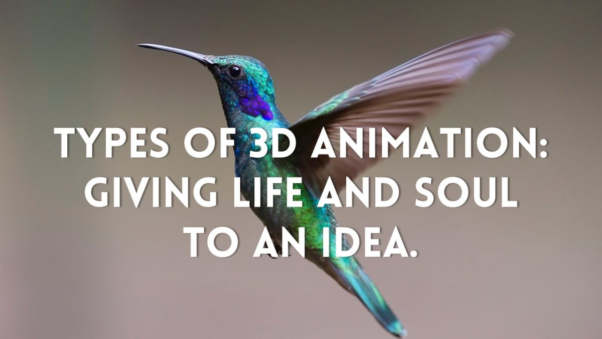 Types of 3D animation
